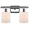 Ballston Cobbleskill 16" 2-Light Polished Chrome Bath Light w/ White S