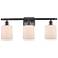 Ballston Cobbleskill 26" 3-Light Bronze Bath Light w/ White Shade