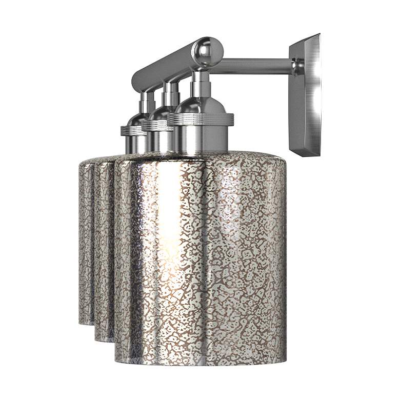 Image 7 Ballston Cobbleskill 26" 3-Light Brushed Nickel Bath Light w/ Mercury more views
