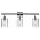 Ballston Cobbleskill 26" 3-Light Polished Chrome Bath Light w/ Clear S