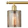 Ballston Cobbleskill 36" 4-Light Satin Gold Bath Light w/ Mercury Shad