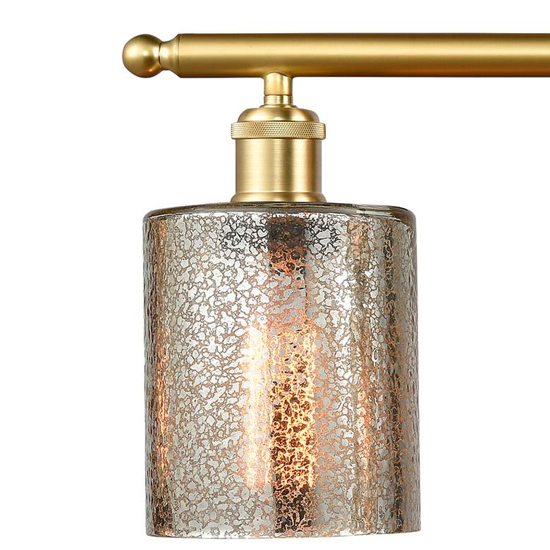 Image 2 Ballston Cobbleskill 36" Wide Satin Gold 4-Light Bath Light more views