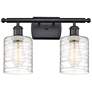 Ballston Cobbleskill 5" 2 Light 16" LED Bath Light - Black - Deco