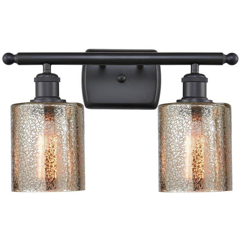 Image 1 Ballston Cobbleskill 5" 2 Light 16" LED Bath Light - Matte Black