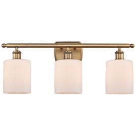 Ballston Cobbleskill 5" 3 Light 26" LED Bath Light - Brushed Bras Ballston Cobbleskill 5" 3 Light 26" LED Bath Light - Brushed Bras