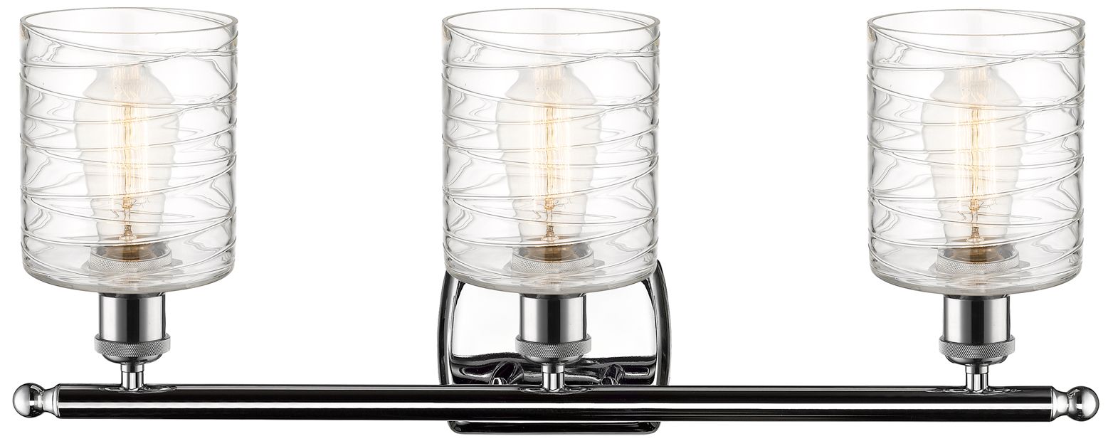 Image 2 Ballston Cobbleskill 5" 3 Light 26" LED Bath Light - Chrome - Dec more views