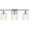 Ballston Cobbleskill 5" 3 Light 26" LED Bath Light - Nickel - Cle