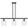 Ballston Cobbleskill 5" 3 Light 36" Island Light - Matte Black -