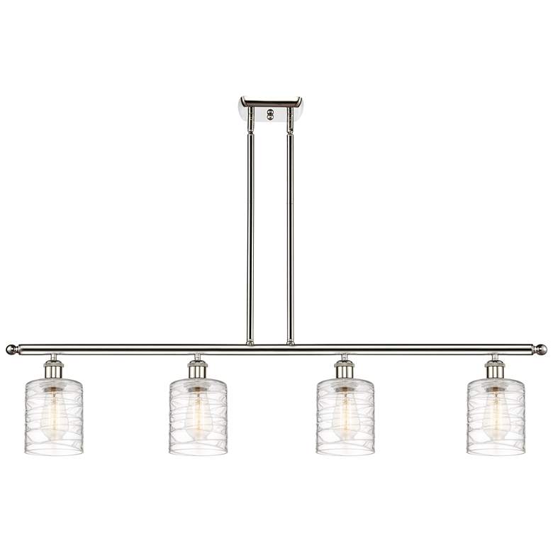 Image 1 Ballston Cobbleskill 5" 4 Light 48" LED Island Light - Polished N