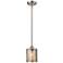 Ballston Cobbleskill 5" Brushed Satin Nickel Mini Pendant w/ Mercury S