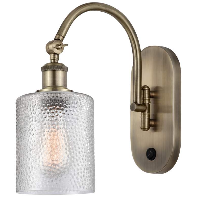 Image 1 Ballston Cobbleskill 5" Incandescent Sconce - Brass Finish - Clear Sha