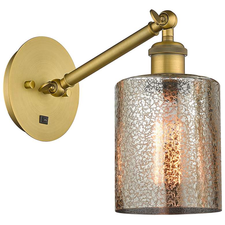 Image 1 Ballston Cobbleskill 5" Incandescent Sconce - Brass Finish - Mercury S