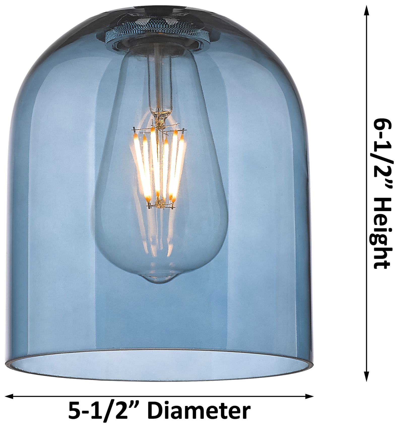 Image 3 Ballston Cobbleskill 5" LED Mini Pendant - Antique Copper - Mercury Sh more views