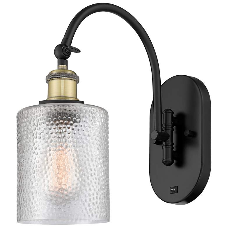 Image 1 Ballston Cobbleskill 5" LED Sconce - Black Brass Finish - Clear Shade