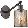 Ballston Cobbleskill 5" LED Sconce - Bronze Finish - Mercury Shade