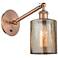 Ballston Cobbleskill 5" LED Sconce - Copper Finish - Mercury Shade