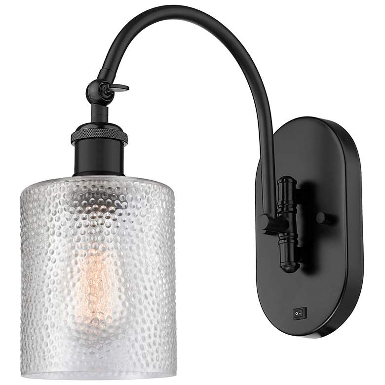 Image 1 Ballston Cobbleskill 5" LED Sconce - Matte Black Finish - Clear Shade