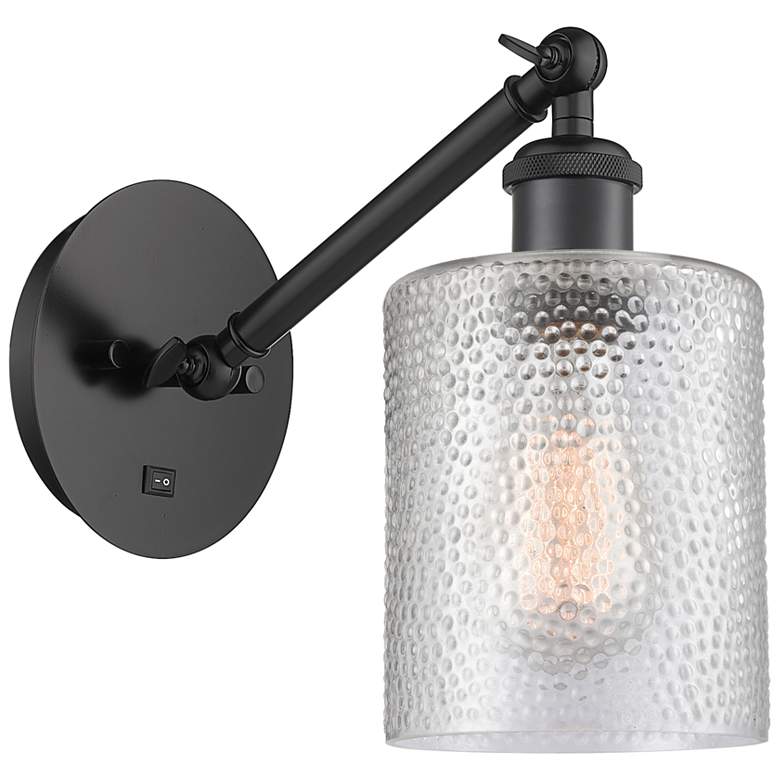 Image 1 Ballston Cobbleskill 5" LED Sconce - Matte Black Finish - Clear Shade