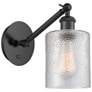 Ballston Cobbleskill 5" LED Sconce - Matte Black Finish - Clear Shade
