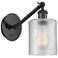Ballston Cobbleskill 5" LED Sconce - Matte Black Finish - Clear Shade