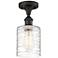 Ballston Cobbleskill 5" LED Semi-Flush - Oil Rubbed Bronze - Deco Swir