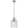 Ballston Cobbleskill 5" Polished Chrome Mini Pendant w/ Clear Shade