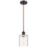 2_Ballston Cobbleskill 5" Wide Oil-Rubbed Bronze Mini Pendant
