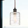 1_Ballston Cobbleskill 5" Wide Oil-Rubbed Bronze Mini Pendant