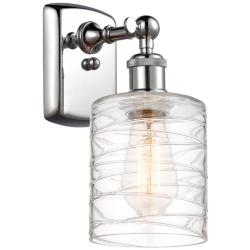 Ballston Cobbleskill 9&quot; High Polished Chrome Wall Sconce