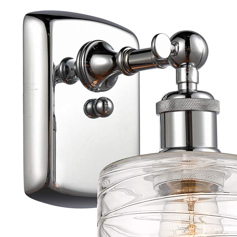 Image 3 Ballston Cobbleskill 9" High Polished Chrome Wall Sconce more views