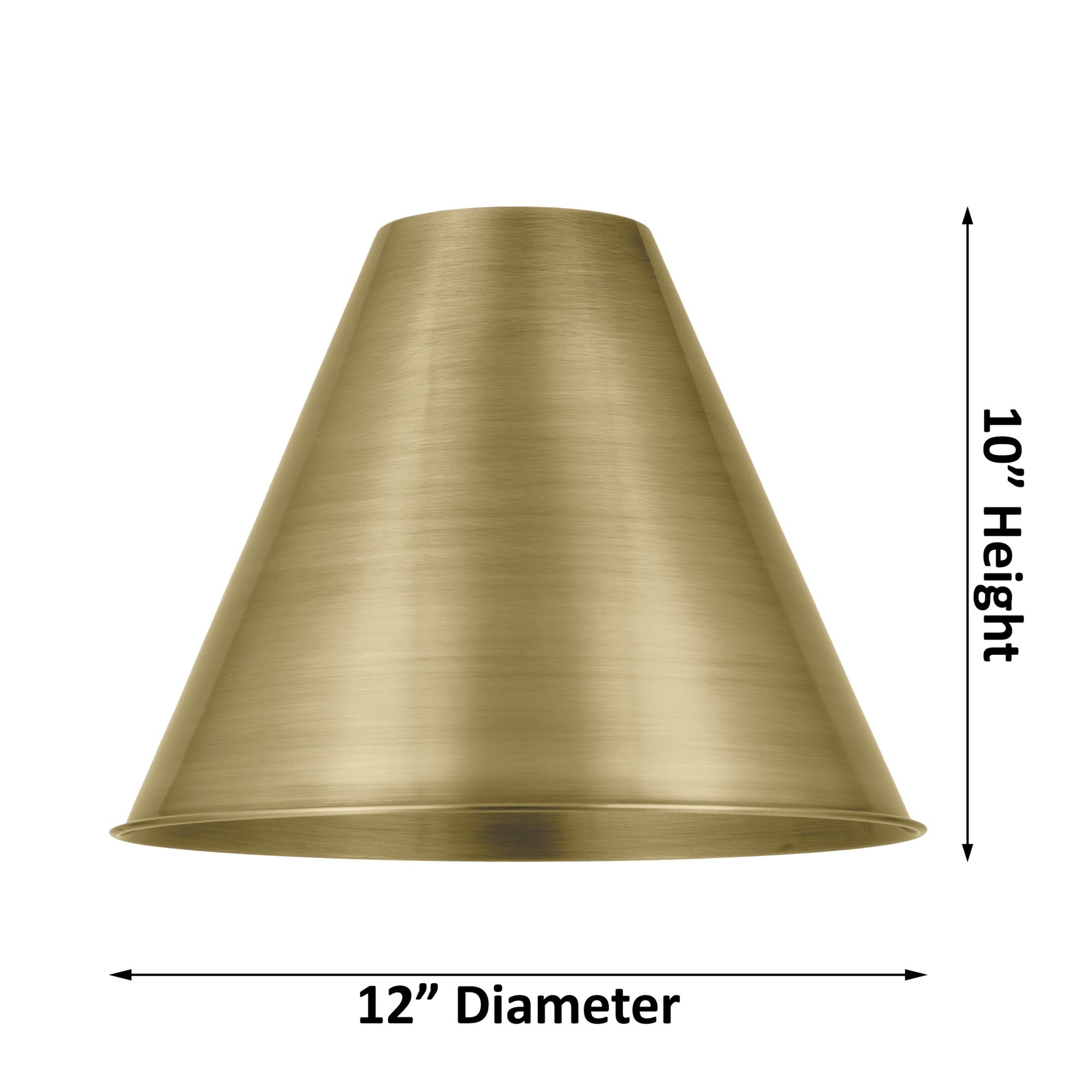 Image 4 Ballston Cone  12" Semi-Flush Mount - Satin Nickel - Satin Nickel more views
