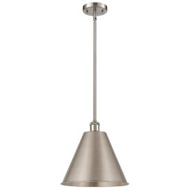 Ballston Cone 12"W Brushed Satin Nickel Pendant Ballston Cone 12"W Brushed Satin Nickel Pendant