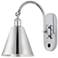 Ballston Cone 13.75"H Polished Chrome Horizontal Swivel Sconce