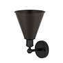 2_Ballston Cone 13"High Matte Black Sconce With Matte Black Shade more views