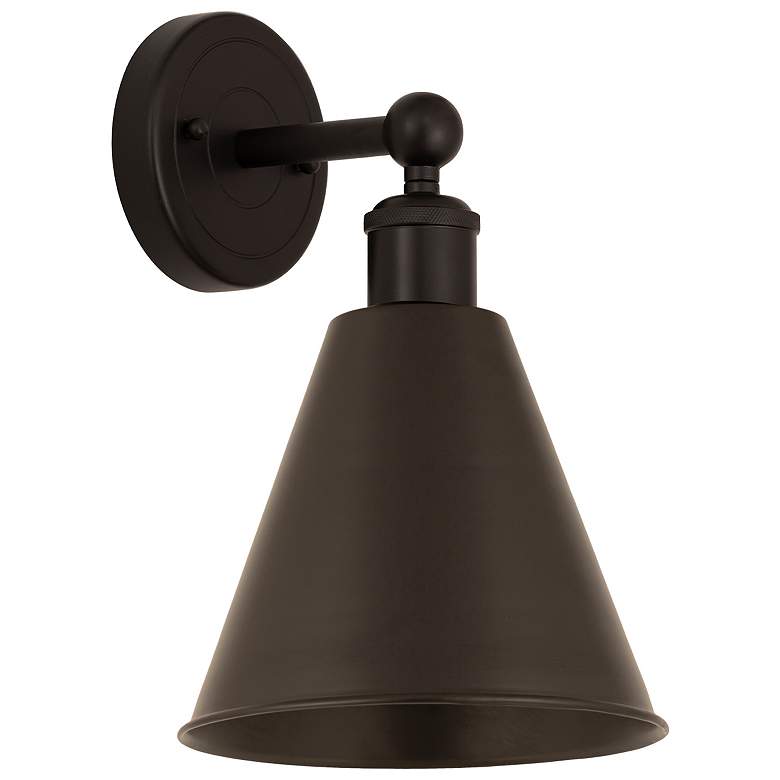 Image 1 Ballston Cone 13"High Oil Rubbed Bronze Sconce With Oil Rubbed Bronze 