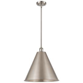 Ballston Cone 16"W Brushed Satin Nickel LED Pendant Ballston Cone 16"W Brushed Satin Nickel LED Pendant