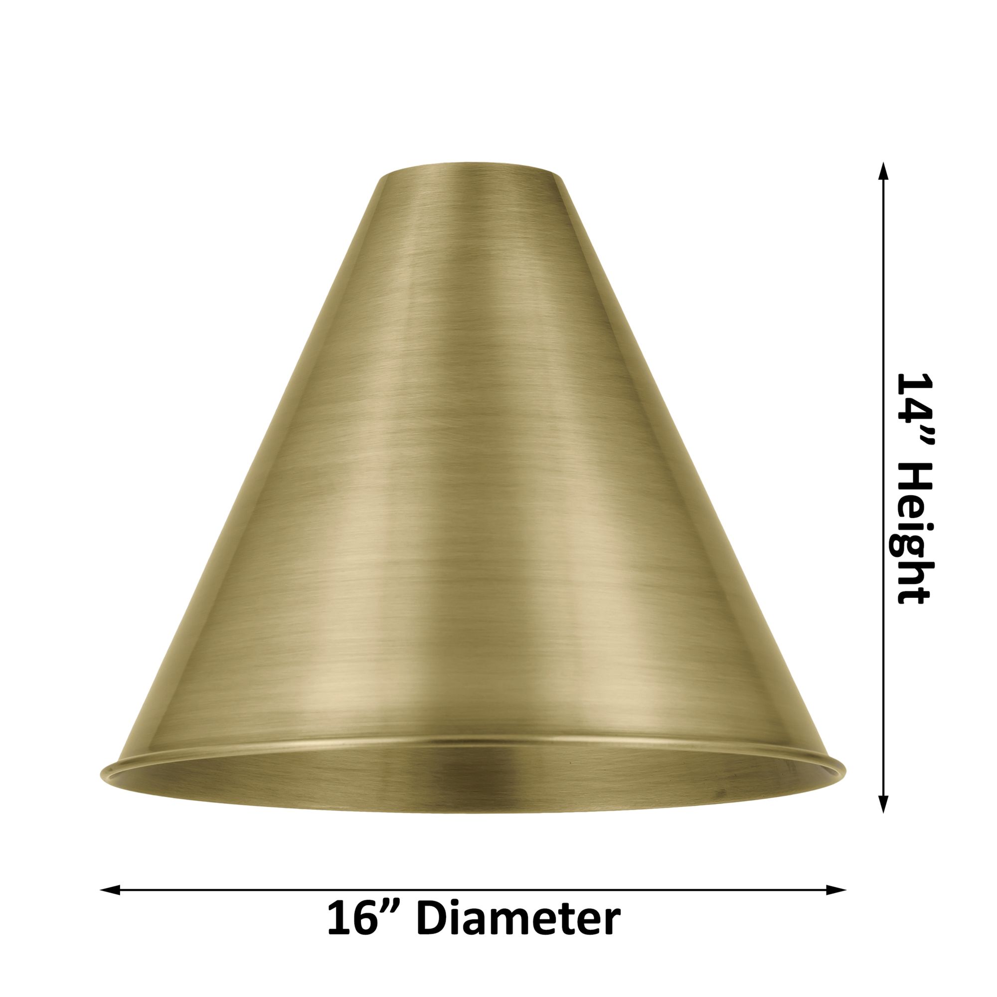 Image 5 Ballston Cone 16"W Polished Nickel LED Pendant w/ Polished Nickel Shad more views