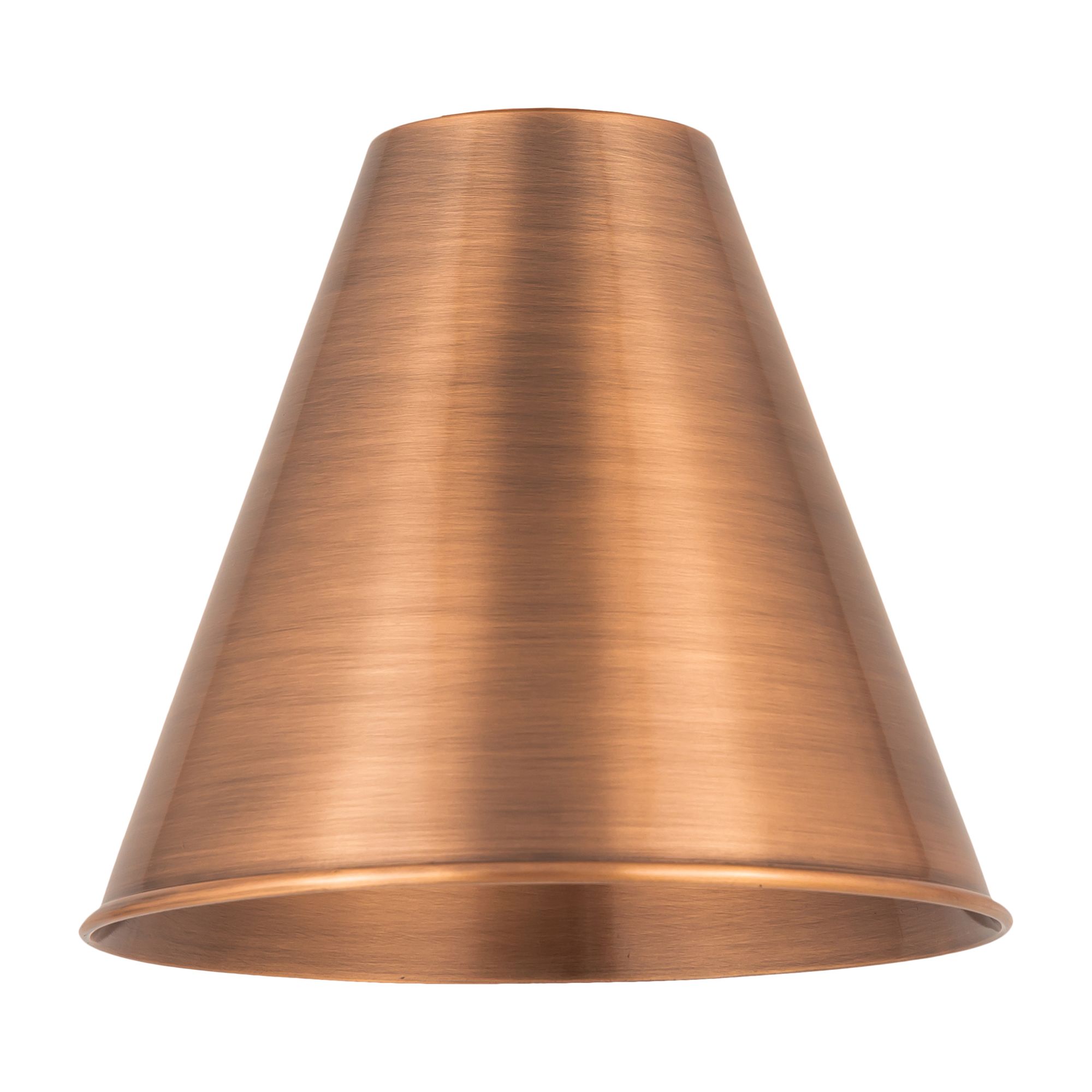 Image 3 Ballston Cone 36"W 3 Light Copper Stem Hung Island Light With Copper S more views