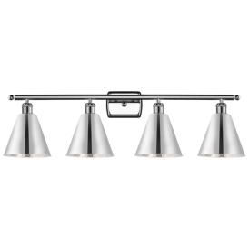 Ballston Cone 38"W 4 Light Polished Chrome Bath Light Ballston Cone 38"W 4 Light Polished Chrome Bath Light
