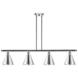 Ballston Cone 4 Light 48" LED Island Light - Chrome  - Chrome