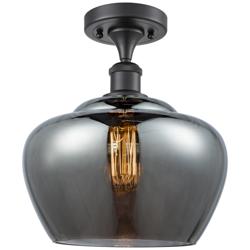 Ballston Fenton 11" Wide Matte Black Ceiling Light