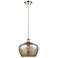 Ballston Fenton 11"W Polished Nickel Corded Mini Pendant w/ Mercury Sh