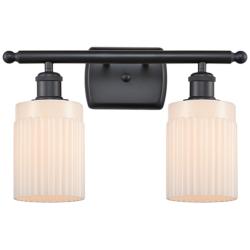 Ballston Hadley 11" High Matte Black 2-Light Wall Sconce