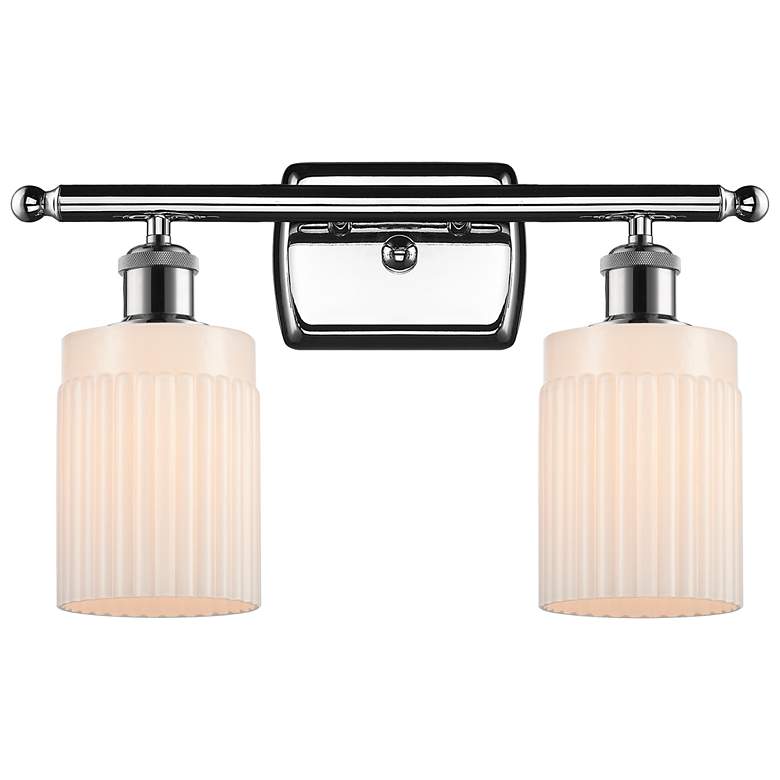Image 1 Ballston Hadley 11" High Polished Chrome 2-Light Wall Sconce