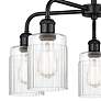2_Ballston Hadley 22 1/2" Wide Matte Black 5-Light Chandelier more views