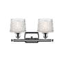 2_Ballston Niagara 9 1/2"H Polished Chrome 2-Light Wall Sconce more views