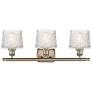 3_Ballston Niagra 26" Wide Antique Brass 3-Light Bath Light more views