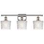 1_Ballston Niagra 26" Wide Polished Nickel 3-Light Bath Light