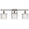 Ballston Niagra 26" Wide Polished Nickel 3-Light Bath Light