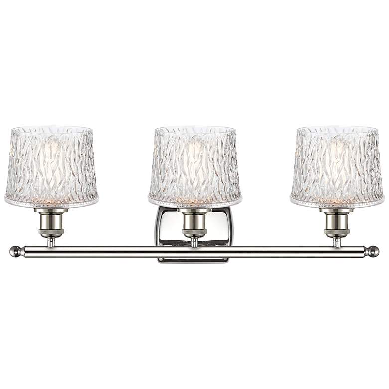 Image 3 Ballston Niagra 26" Wide Polished Nickel 3-Light Bath Light more views